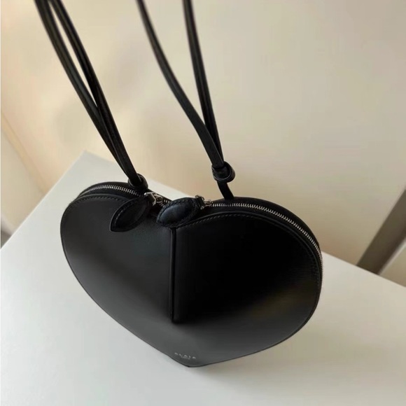 Alaia Black Heart Crossbody Bag - Picture 5 of 8